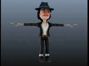 Michael Jackson Model 3D