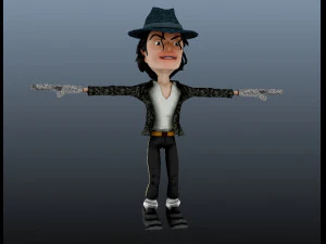 Michael Jackson 3D Model