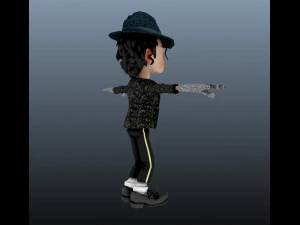 Michael Jackson 3D Model