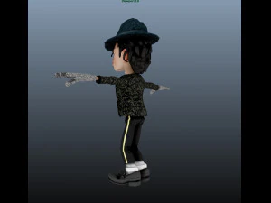 Michael Jackson 3D Model