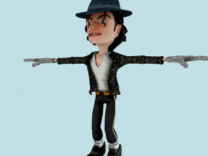 Michael Jackson 3D Model