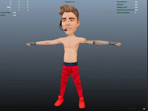 Justin Bieber 3D Model