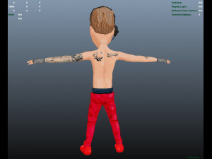 Justin Bieber Model 3D