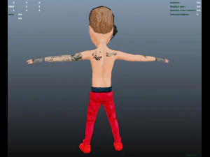 Justin Bieber 3D Model
