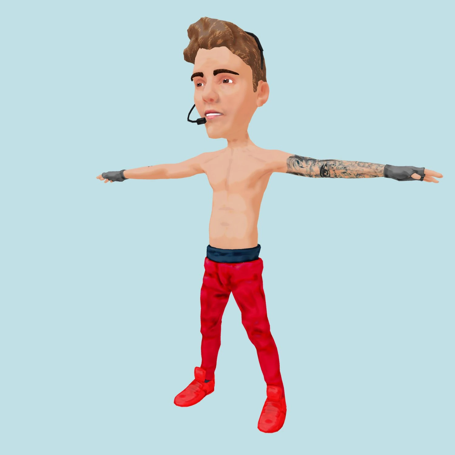 Justin Bieber 3D Model .c4d .max .obj .3ds .fbx .stl .blend