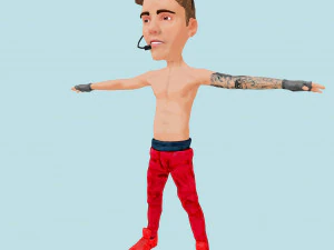 Джастин Бибер 3D Модель