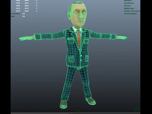 Putin 3D Model