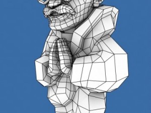 gandhi 3D 모델