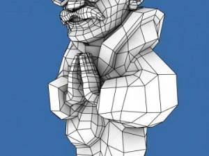 gandhi 3D Model