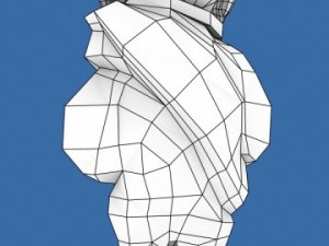 gandhi 3D 모델