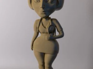 간호사 3D 모델