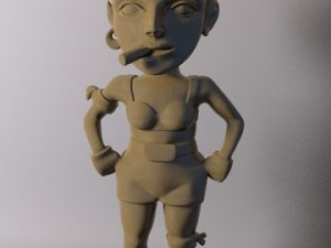 tank girl 3D Model