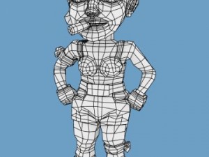 tank girl 3D Model