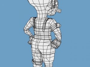tank girl 3D Model