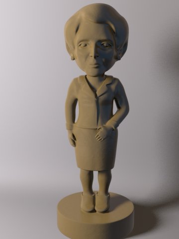 Iron lady Modèle 3D .c4d .max .obj .3ds .fbx .stl .blend 