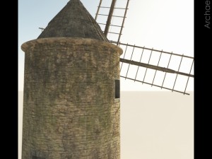 windmill Model 3D