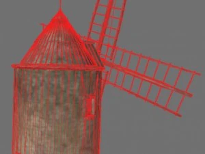 windmill 3D Model