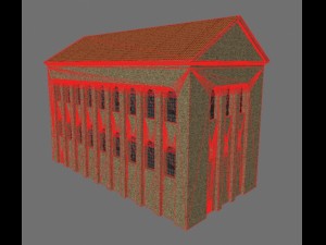 aula palatina basilica of constantine 3D 모델