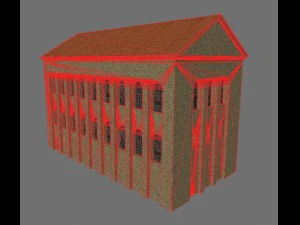 aula palatina bas&iacute;lica de constantentino Modelo 3D