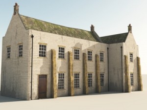 medieval greater house Modello 3D