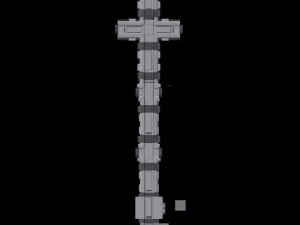 spaceship corridor hd 3D Model