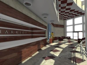 harriot hotel lobby 3D Model
