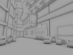 harriot hotel lobby 3D 模型
