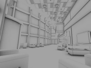 harriot hotel lobby 3D Model