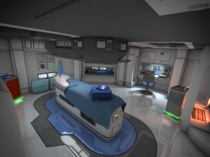 spaceship interior 3 hd 3D Model