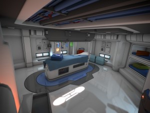 spaceship interior 3 hd 3D Model