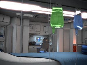 spaceship interior 3 hd 3D Model