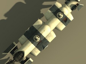 space cruiser hd Modelo 3D