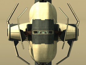 space cruiser hd Modelo 3D