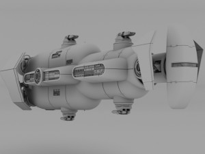 space cruiser hd Modelo 3D