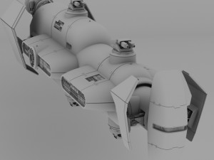 space cruiser hd Modelo 3D