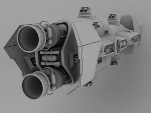 space cruiser hd 3D Model