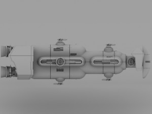 space cruiser hd Modelo 3D