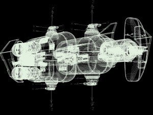 space cruiser hd Modelo 3D
