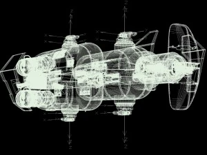 space cruiser hd 3D Model