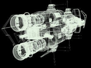 space cruiser hd Modelo 3D