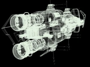 space cruiser hd 3D Model