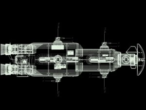 space cruiser hd 3D Model