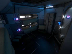 spaceship interior b hd 2 3D Model