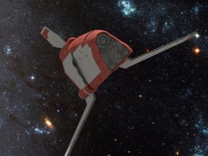 space freighter Model 3D
