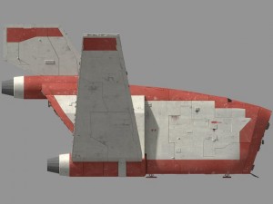 space freighter 3D-Modell