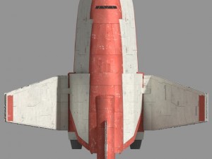 space freighter 3D-Modell