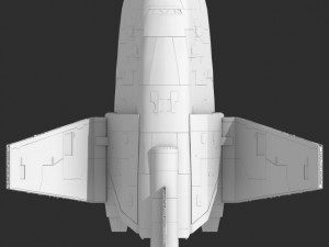 space freighter 3D-Modell