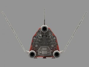 space freighter 3D Model