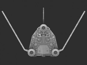 space freighter 3D-Modell