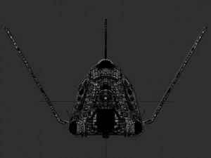space freighter 3D Model